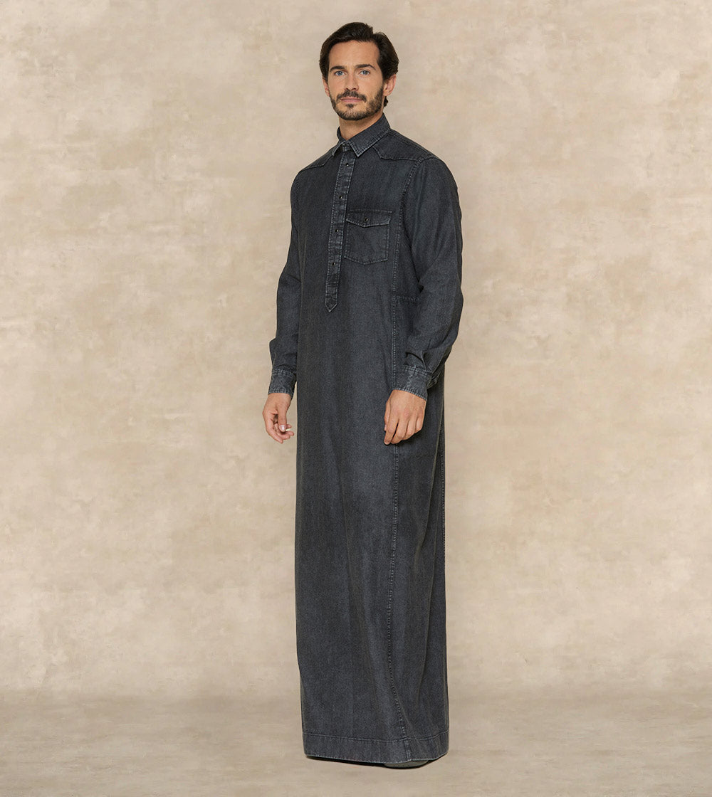 Casual Denim Thobe