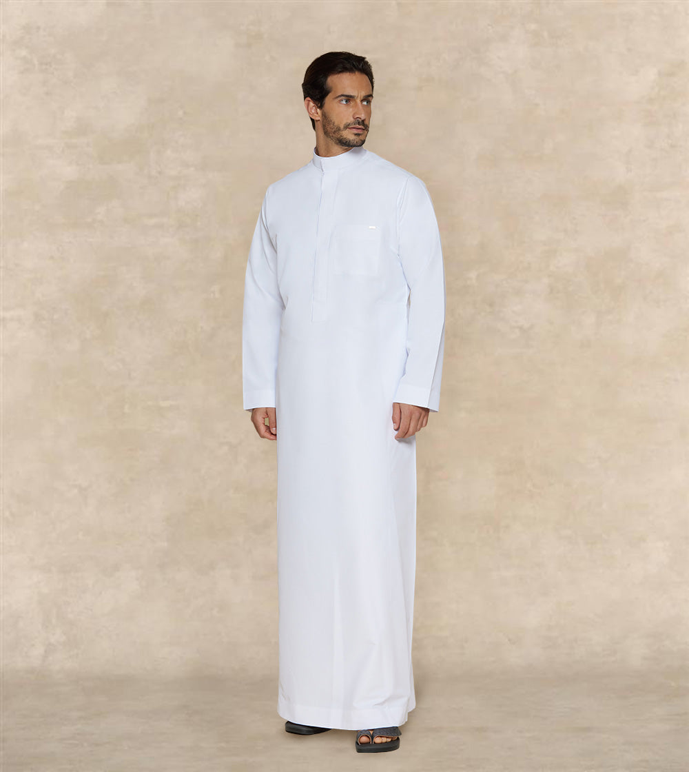 Premium White Thobe