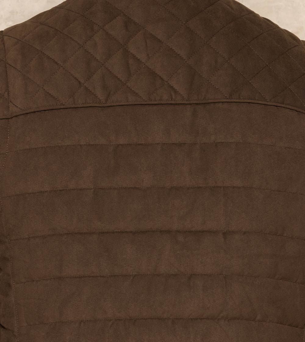 Sleeveless Gilet With High Neck Collar