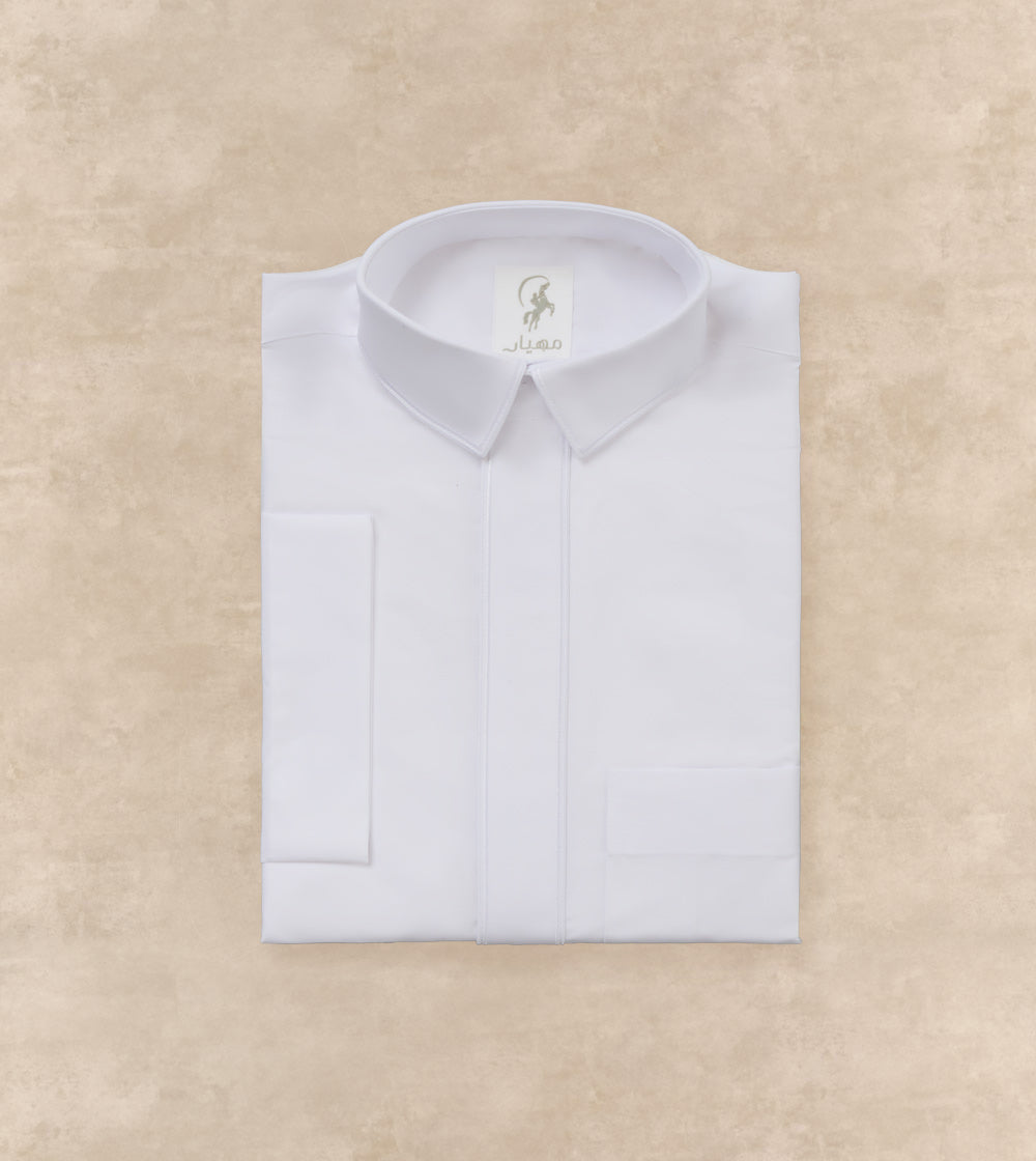 White Thobe With Embroidery
