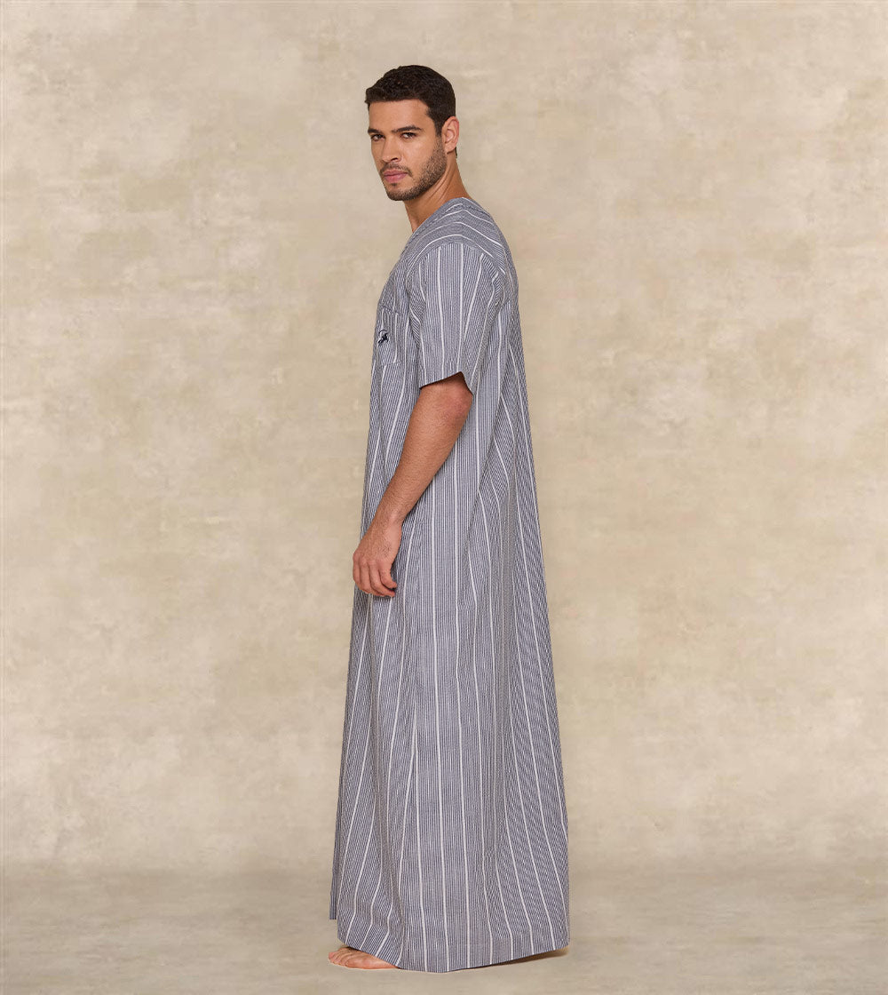 Textured Fabric Jalabiya