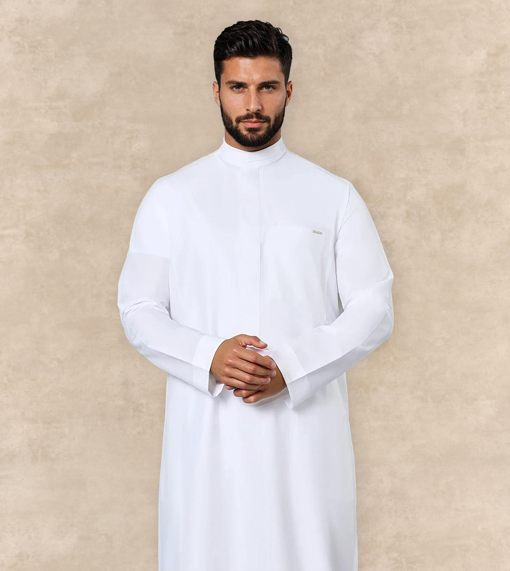 Premium White Thobe
