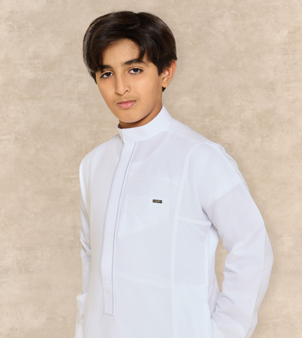 Young Warrior Thobe With Embroidery