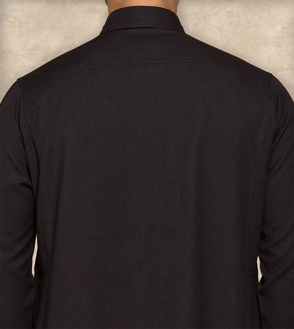 Black Thobe Designer Collar