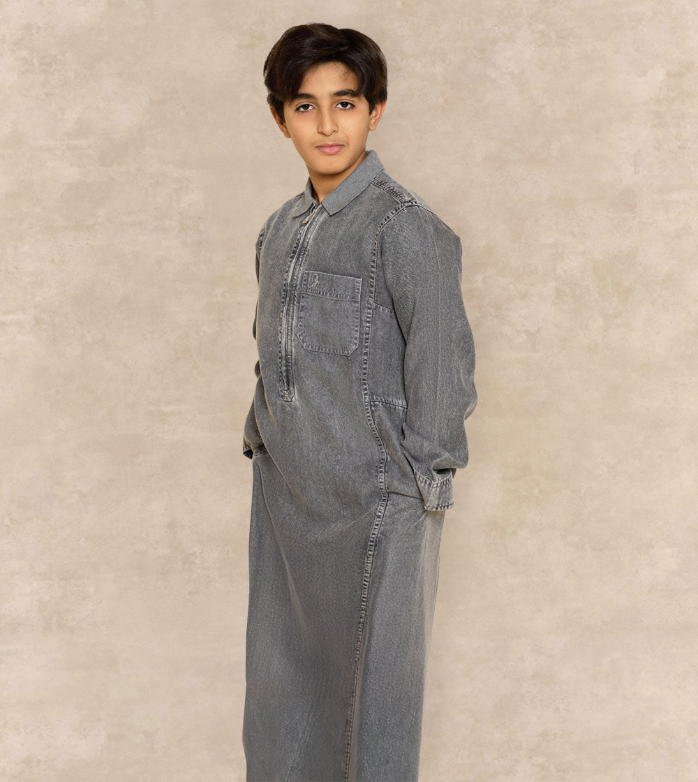 Denim Young Warrior Thobe