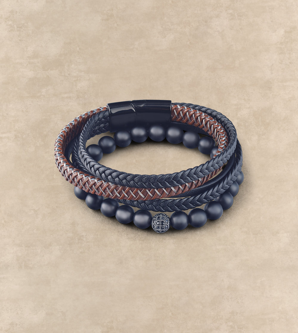 Beaded Stone Bracelet