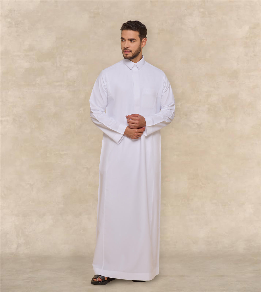 Premium White Thobe