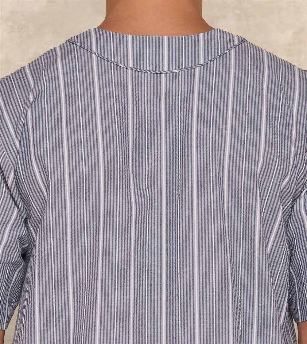 Textured Fabric Jalabia